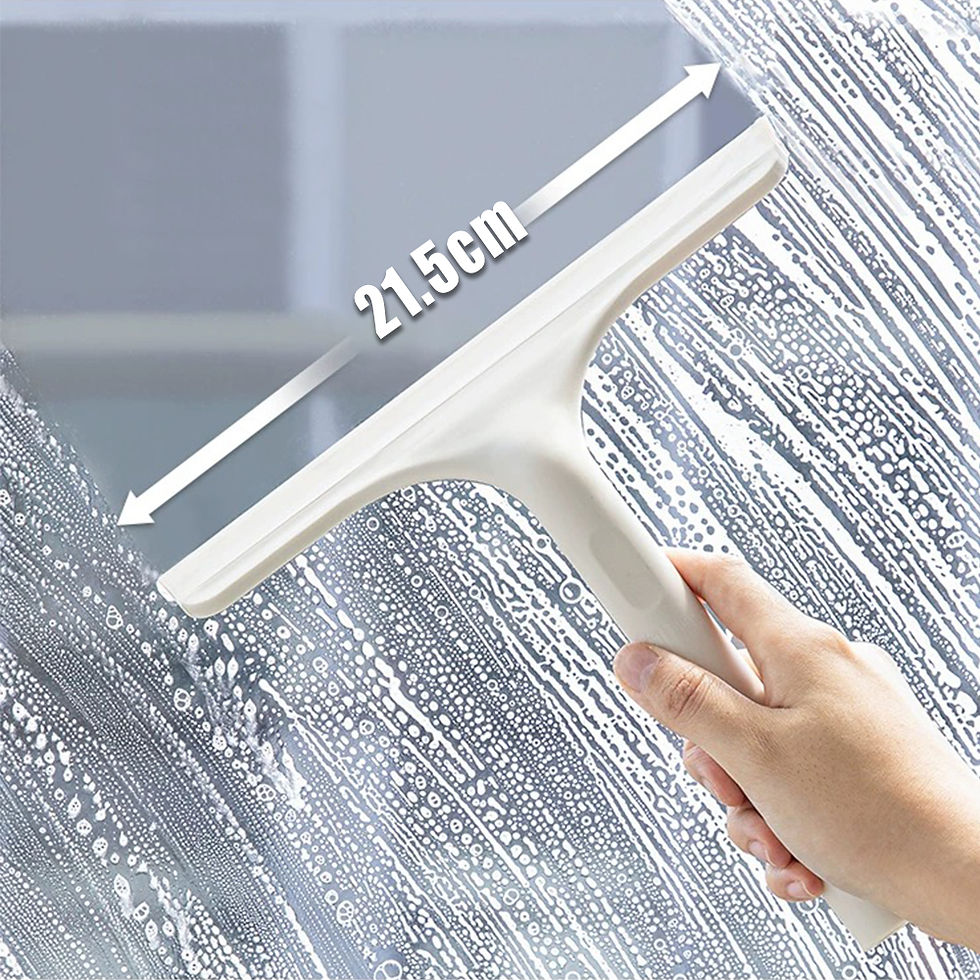 الصورة المصغرة: 3 in 1 Window Cleaning Squeegee Multi Function Glass Mirror Wiper with Spray Bot