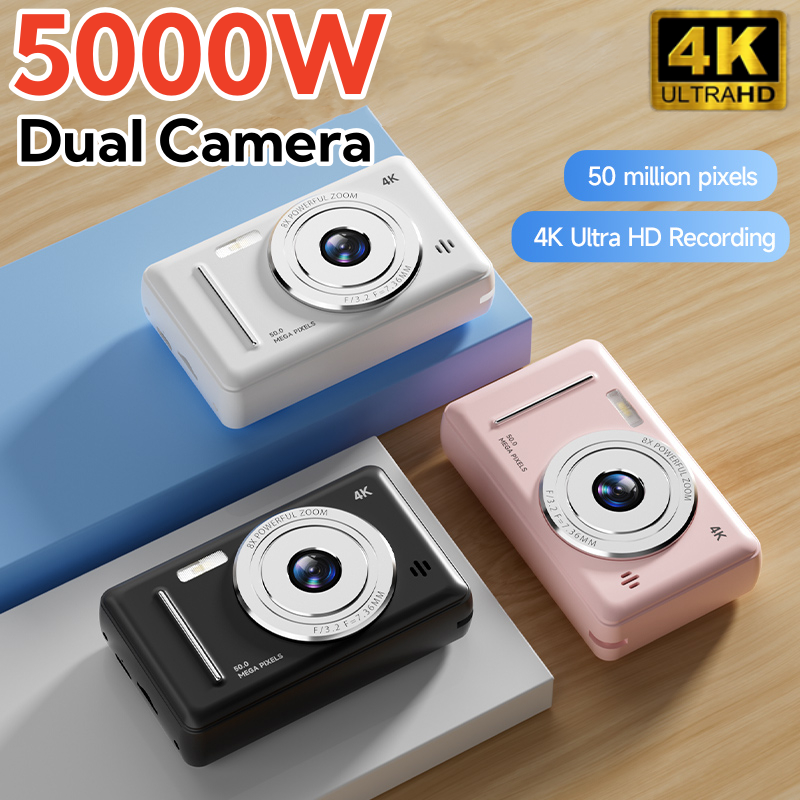 5000W Pixel 4K Digital Camera Retro CCD Portable Card Camera Entry-level Camera