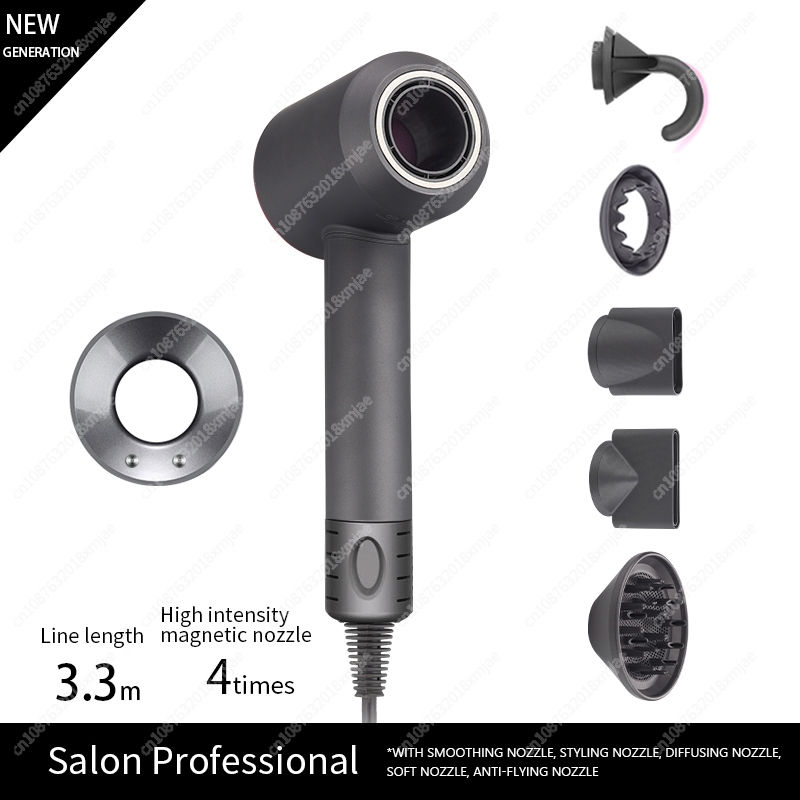 Thumbnail: Super Hair Dryer 220V Leafless Hair dryer Personal Hair Care Styling Negative Io