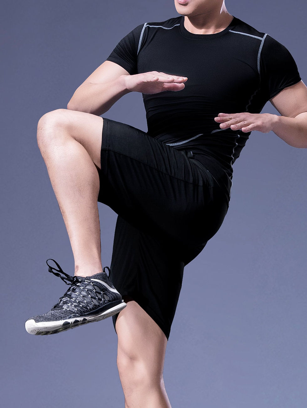 الصورة المصغرة: Men's Running Tennis Shorts Quick Dry Athletic Workout Gym Exercise Sports Activ