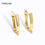 Thumbnail: 18K Gold Plated Brass Fastener Earrings Hooks Clasps,Earring fixtures,Shvenzy Ea