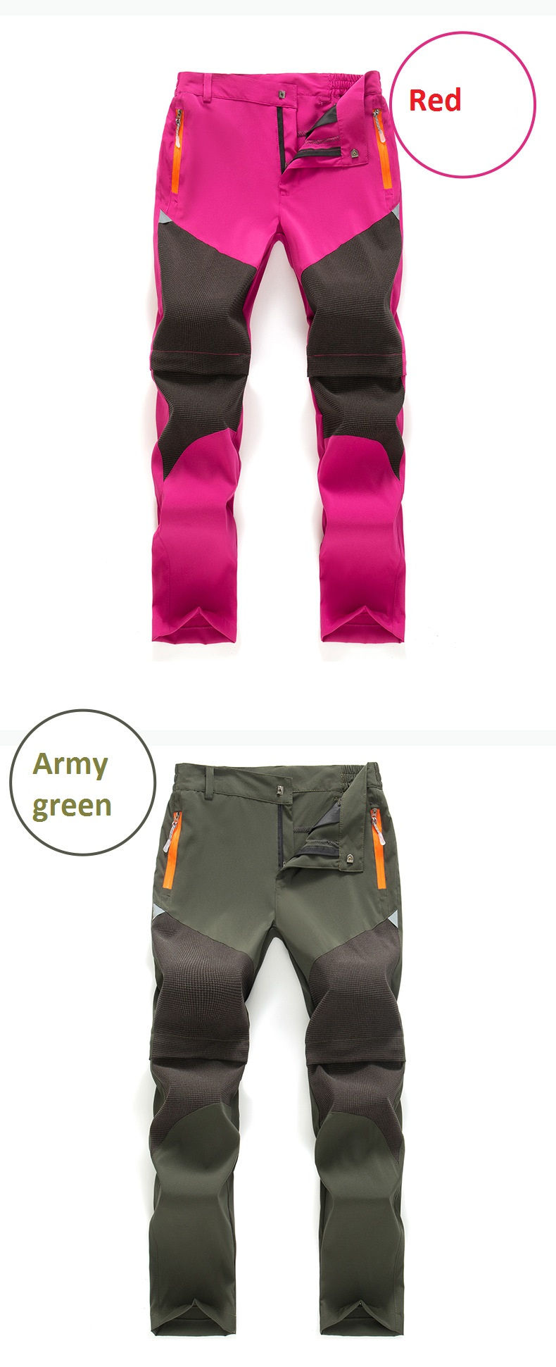 الصورة المصغرة: Summer Quick-Drying Detachable Children Climbing Trousers Girls Boys Hiking Pant