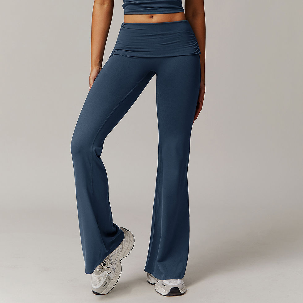 Thumbnail: Yoga Pants Bell Bottoms Women's High Waist Sport Pants Gym Fitness Leggings Wome