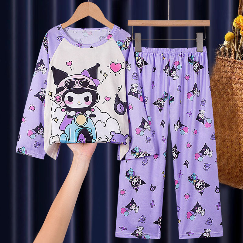 الصورة المصغرة: Stitch Boys And Girls Pajamas Kurio Pijama Stitch Niña Autumn Winter Soft Kids 