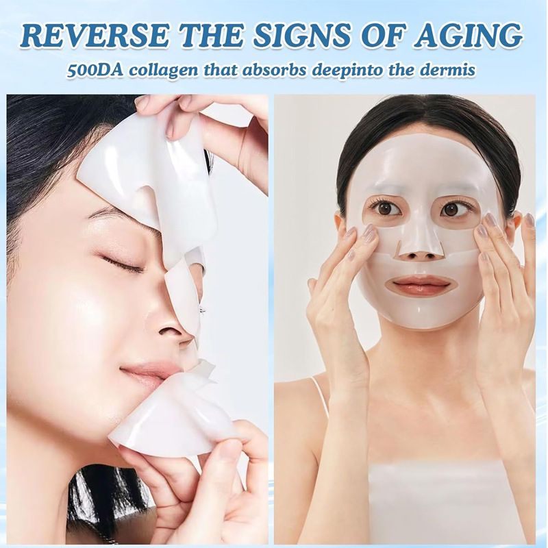 الصورة المصغرة: 1/3/5/10PCS Bio Collagen Face Mask Anti Wrinkle Fade Face Fine Line Lift Firm Sk