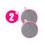 Thumbnail: New 10-1PC Double Side Dishwashing Sponge Household Cleaning Tools Dish Brush Cl