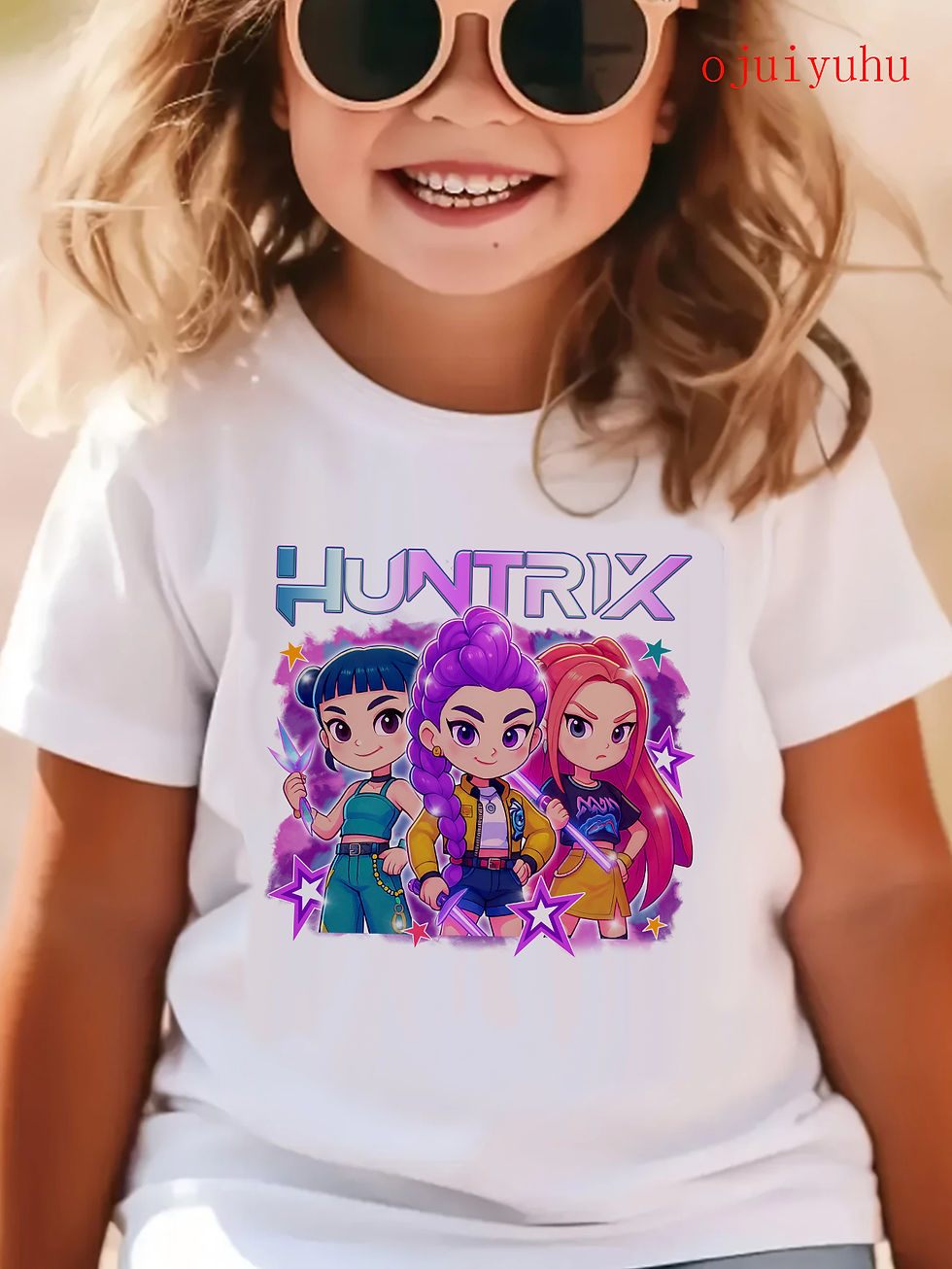 الصورة المصغرة: kids Kpop Demon Hunters Children's T Shirt Short Sleeve T-shirt Cute Kpop Demon 