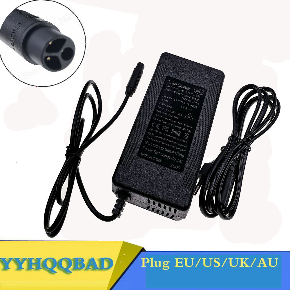 54.6V charger for 48v Li-ion battery 2A 13S 18650 battery pack with MI4-Julet 31