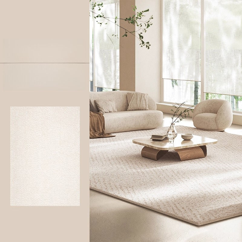 الصورة المصغرة: Cream Style Carpets for Living Room Fluffy Soft Lounge Rug Thick Plush Cloakroom