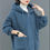 Thumbnail: 2023 New Style Women's Fleece-Lined Thickened Hooded Long Sleeve Jacket Loose Fi