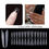 Thumbnail: 120pcs/bag Matte Press On Nail Tips Soft Full Cover False Nails Oval Almond Scul