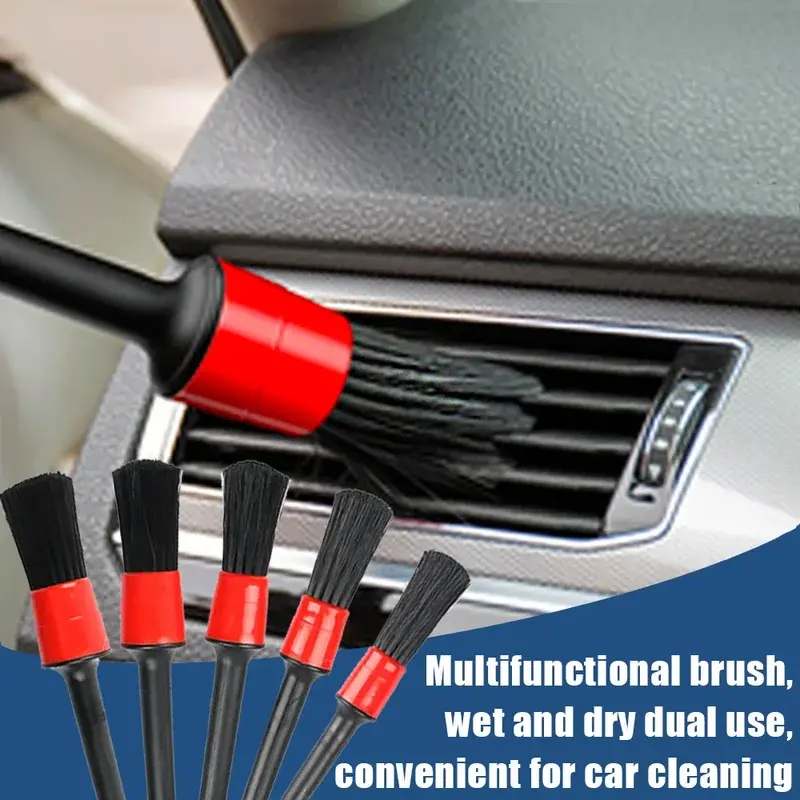 الصورة المصغرة: Detailing Brush Set Power Scrubber Drill Brushes Car Polish Pads Car Cleaning Br