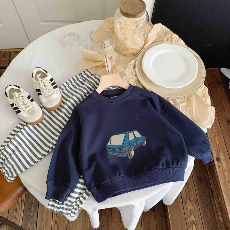 الصورة المصغرة: Boutique Children's Wear Solid Color Long Sleeve Hoodie Autumn Kids Clothing Loo