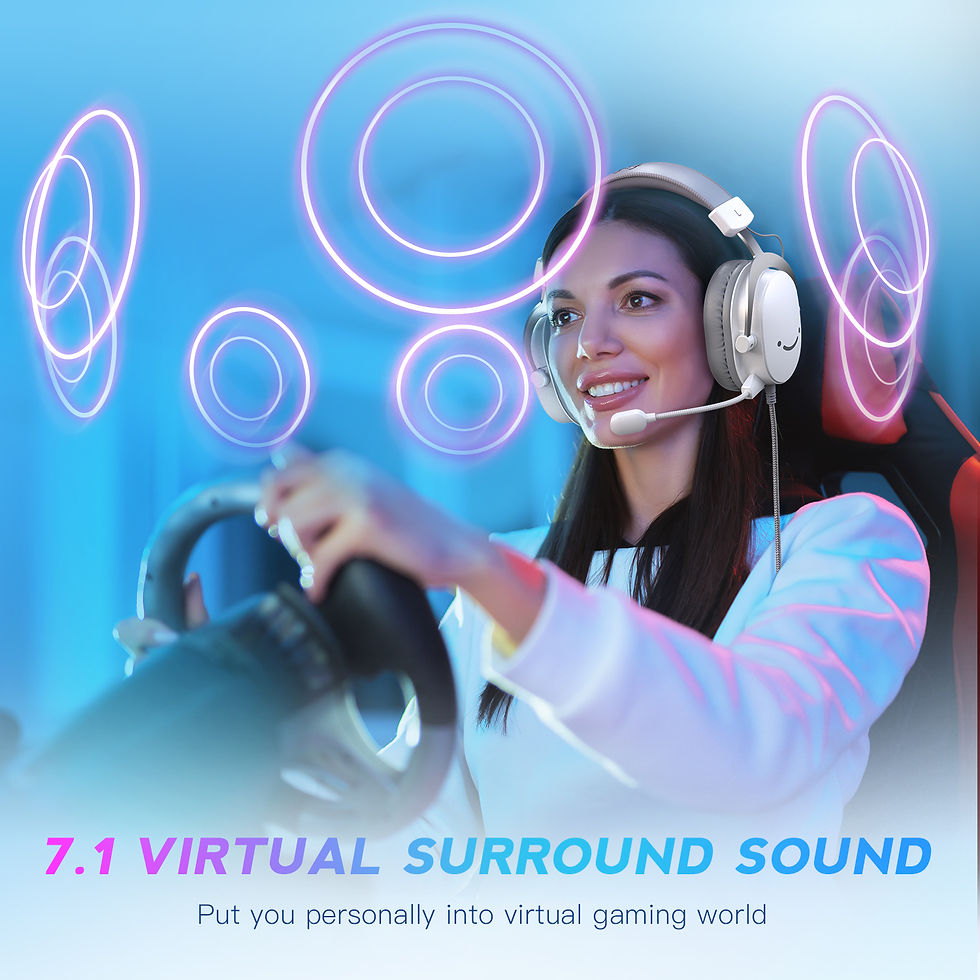 Thumbnail: FIFINE USB Gaming Headset with 7.1 Surround Sound/3.5mm Jack/Microphone,Over-Ear