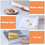 Thumbnail: Food Film Dispenser Magnetic Plastic Wrap Dispenser with Cutter Storage Box Alum