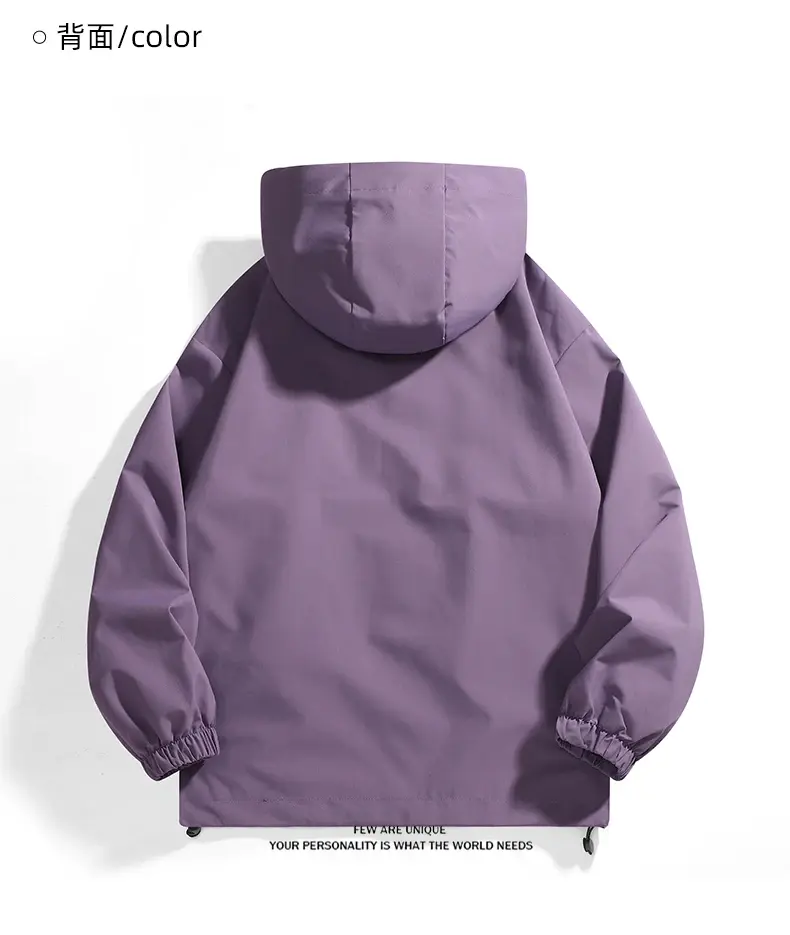 الصورة المصغرة: Unisex Outdoor Waterproof Cargo Jacket Windbreaker Coat 2025 Autumn Street Campi