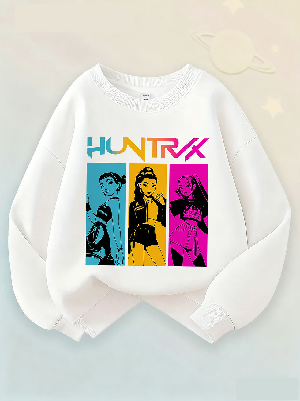 الصورة المصغرة: 2026 hpt sale Huntrix Hoodie Manga Kids Kpop Demon Hunters Movie Fans Gift Child