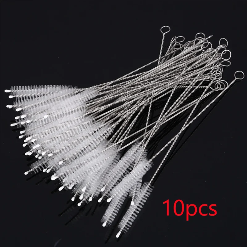 الصورة المصغرة: 5/10PCS Drinking Straw Cleaning Brush Kit Straw Tube Pipe Cleaner Nylon Stainles