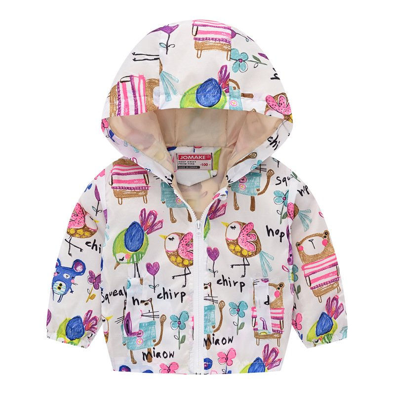 Thumbnail: 2023 Kids Clothes Boys Jackets Children Hooded Zipper Windbreaker Baby Fashion P