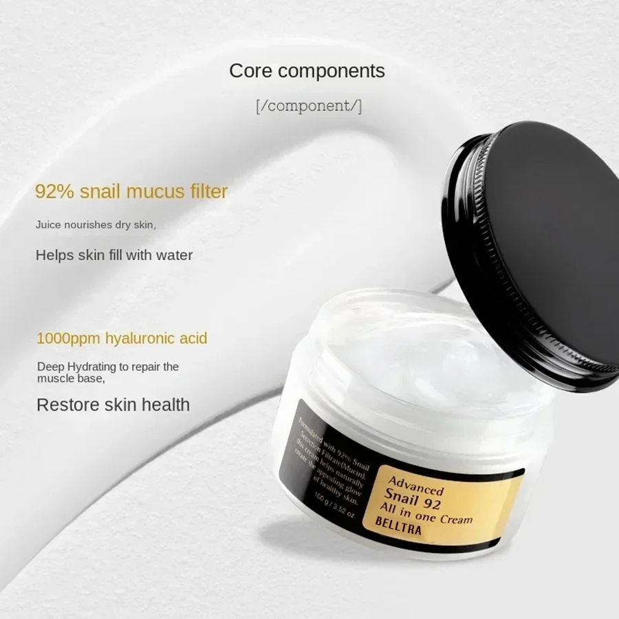 Thumbnail: Advanced Snail Mucin 92% Snail Anti-aging Repair Cream Skin Barrier Improvement 
