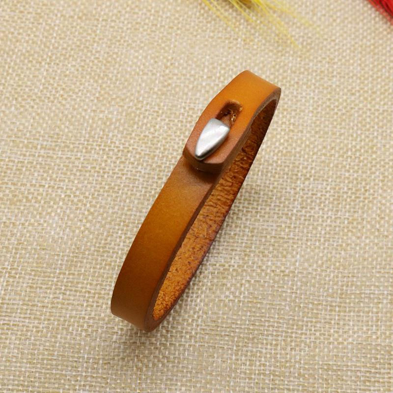 Thumbnail: Jiayiqi Vintage Genuine Leather Wrap Cord Cuff Bracelet For Hand Wrist Wristband