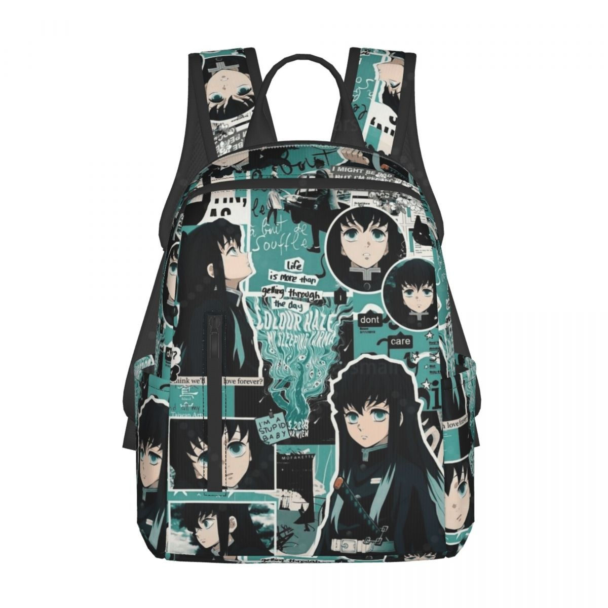 Cute Anime Muichiro TokitoTravel Backpack College Book Bag for Men Women Lightwe