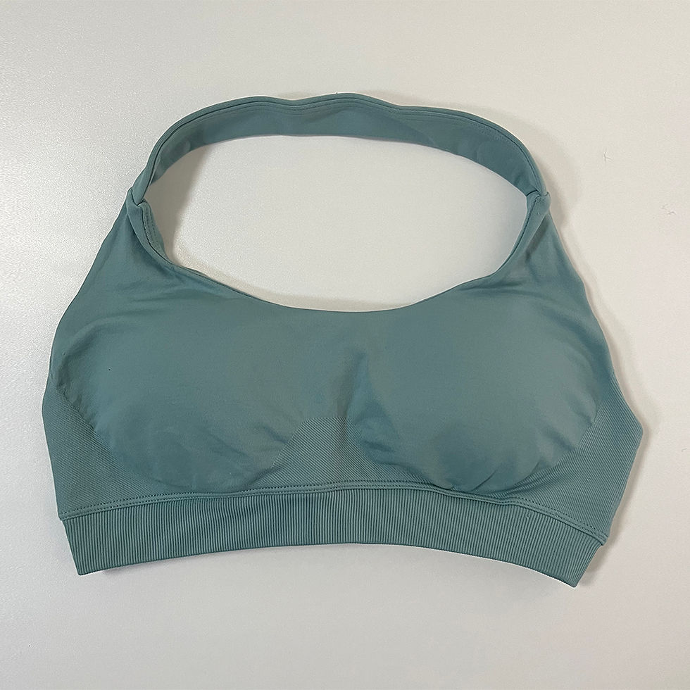 الصورة المصغرة: Impact Sports Bra Women Seamless Halter Bra Sexy Open Back Yoga Bras Medium Supp