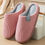 Thumbnail: Women's Thick-Soled Soft-Soled Household Slippers Household Plush Slippers Non-S