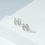Thumbnail: Micro-set zircon H-letter stud earrings with a unique and distinctive design, a 
