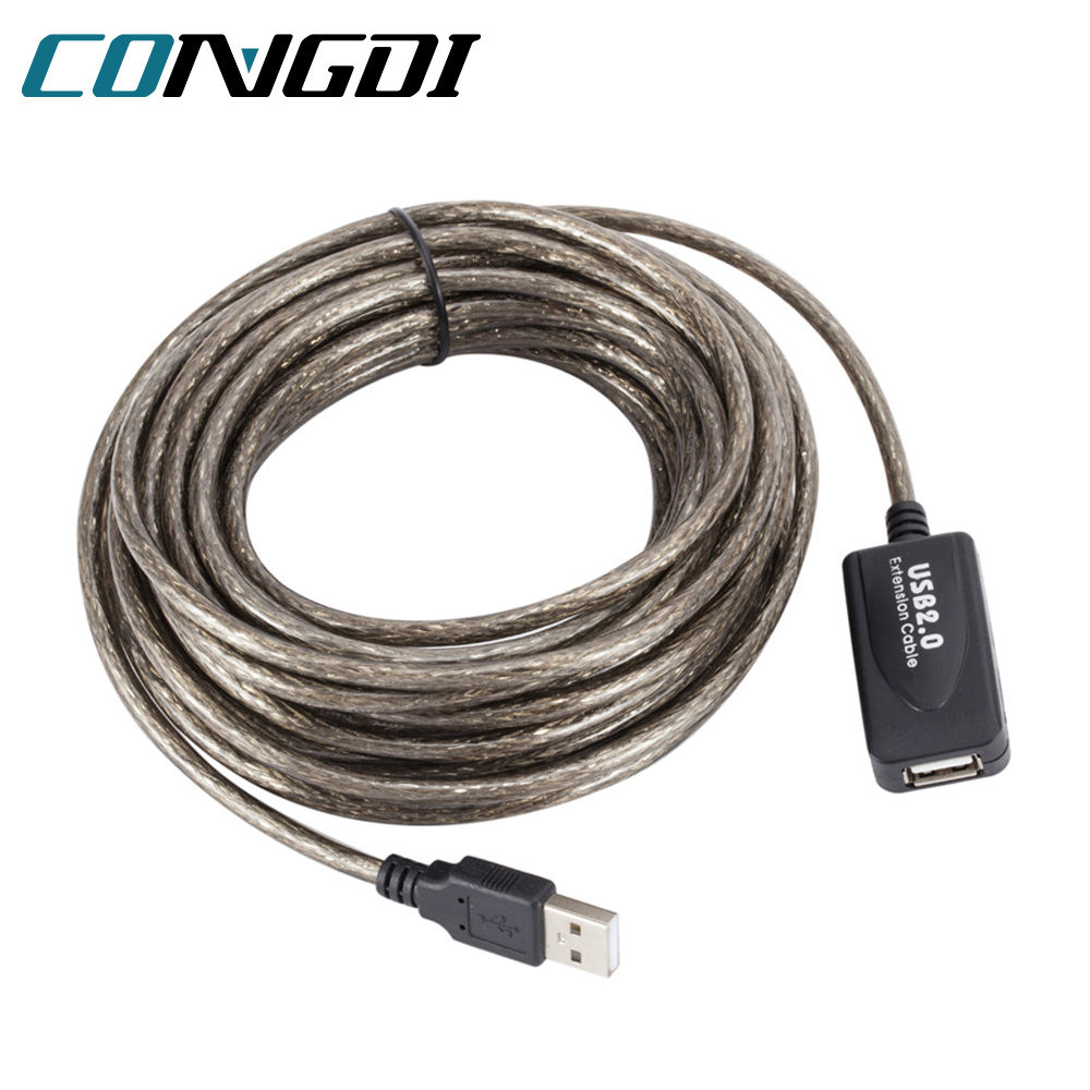 15M/10M/5M USB 2.0 Extension Cable High Speed Male To Female Extension Cord Wire
