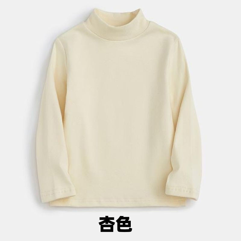 الصورة المصغرة: T-shirt for Girls Solid Thermal Underwear Autumn Winter Long Sleeve Casual High 