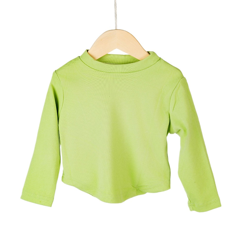 الصورة المصغرة: Autumn Winter Children's Mid-collar Bottoming Shirt Kids Long sleeve T-shirt Bab