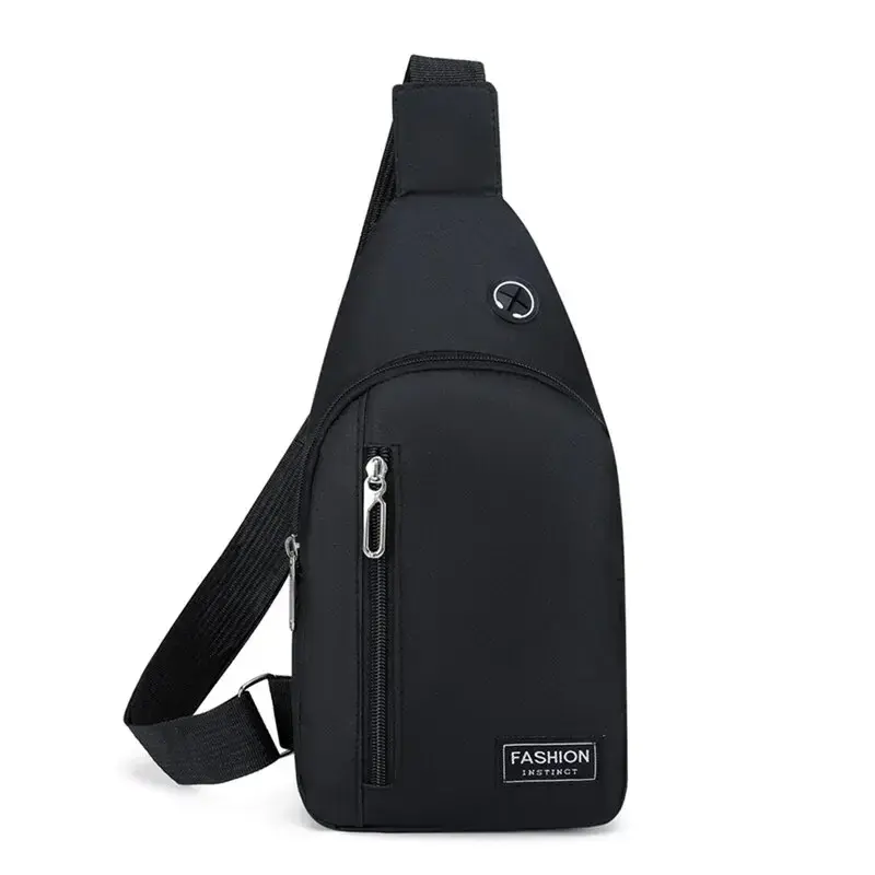 الصورة المصغرة: Nylon Chest Bag For Men Multifunctional Casual Fashion Trend Shoulder Bag For Ou