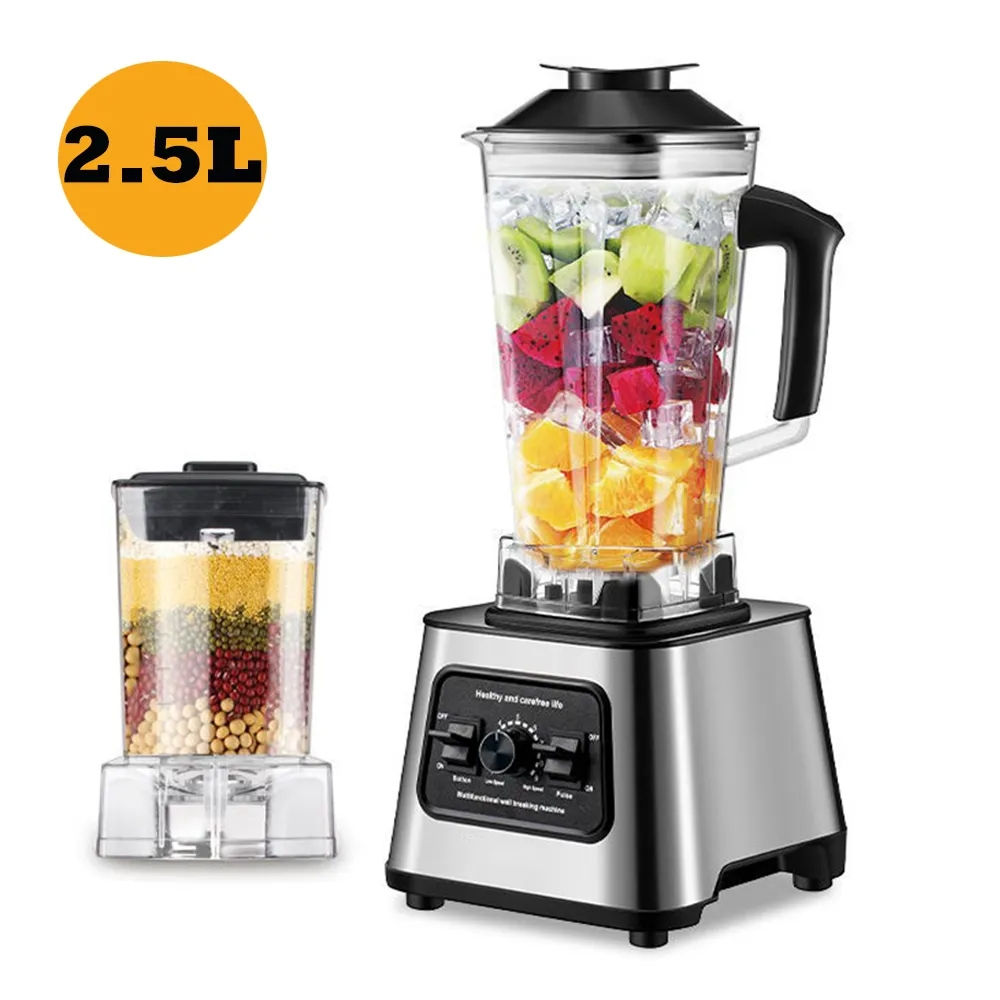 Professional Food Blender For Kitchen 2L Ice Crusher Multi-Purpose Nut Grain Mix