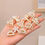Thumbnail: 6/8/10PCS/Set Small Rhinestone Pearls Geometric Metal Hair Claws For Women Girls