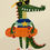 Thumbnail: Funny Animals Rabbit Dog Bear Cat Lion Skateboard Posters Prints Crocodile Wall 