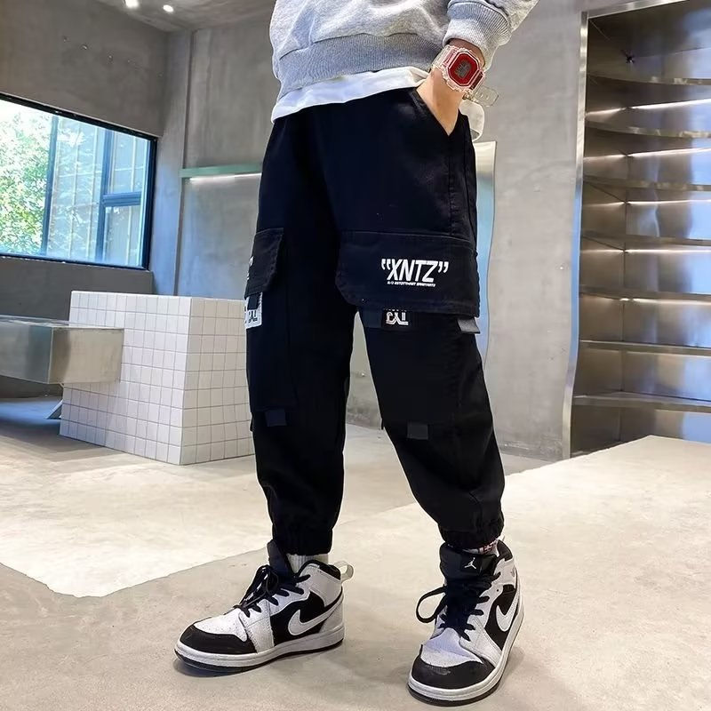الصورة المصغرة: Cotton Boy Pants Spring Children Casual Sweatpants High quality breathability Sp