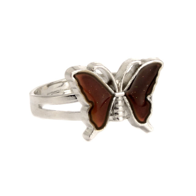 الصورة المصغرة: New Dinosaur Mood Ring Emotion Feeling Temperature Change Color Ring Jewelry for
