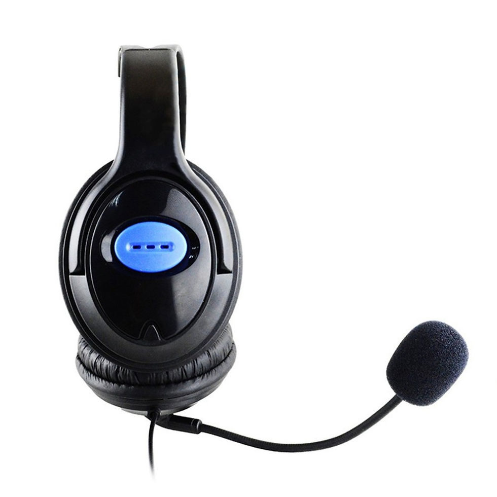 Thumbnail: Headphones 3.5mm Wired Gaming Headset Earphones Music For PS4 Play Station 4 Gam