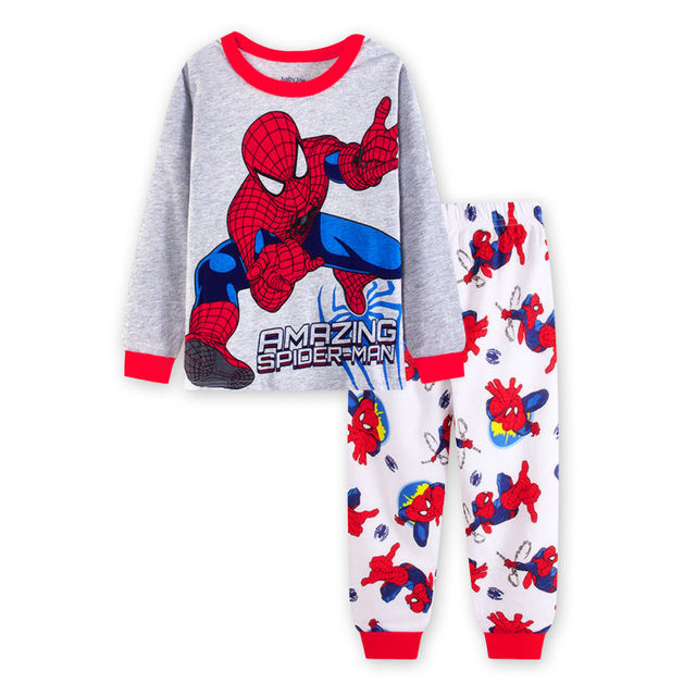Thumbnail: Children's Pajamas Anna Elsa Princess Series Pajamas Sets Baby Girls Boys Clothe