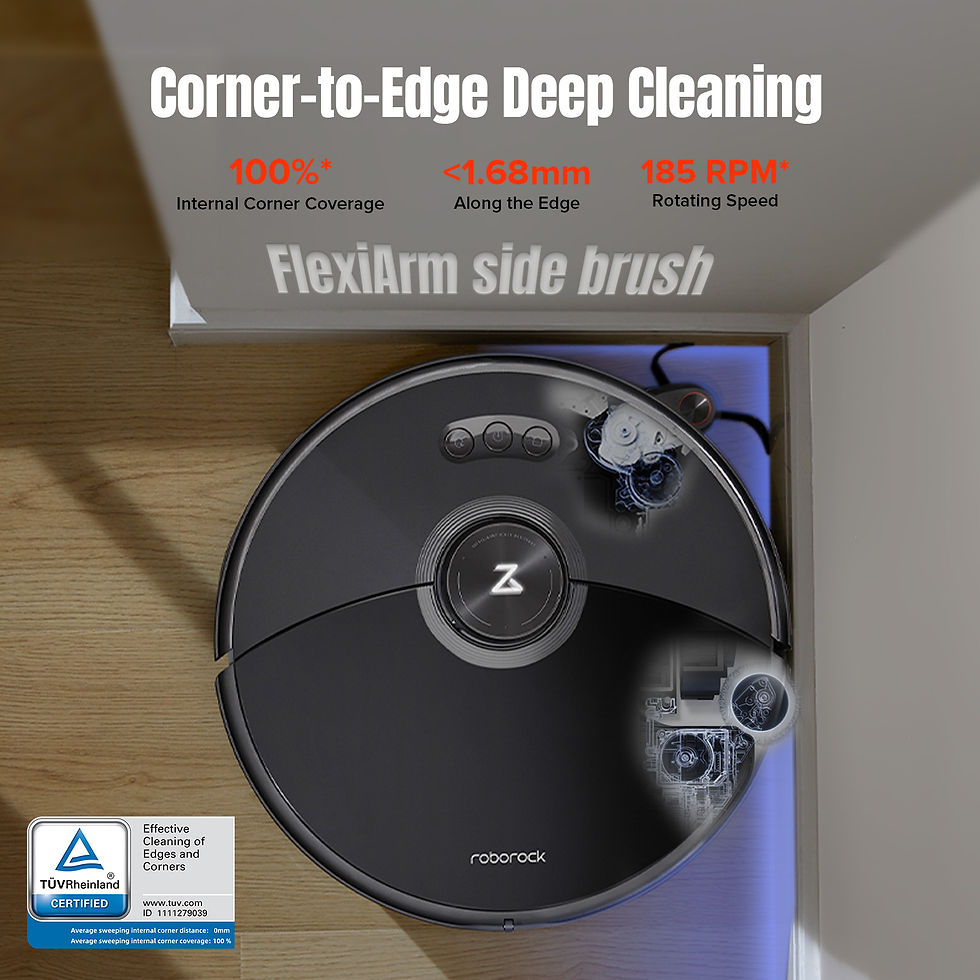 الصورة المصغرة: roborock S8 MaxV Ultra Robot Vacuum & Sonic Mop, 10000 Pa Suction,Deep Cleaning,