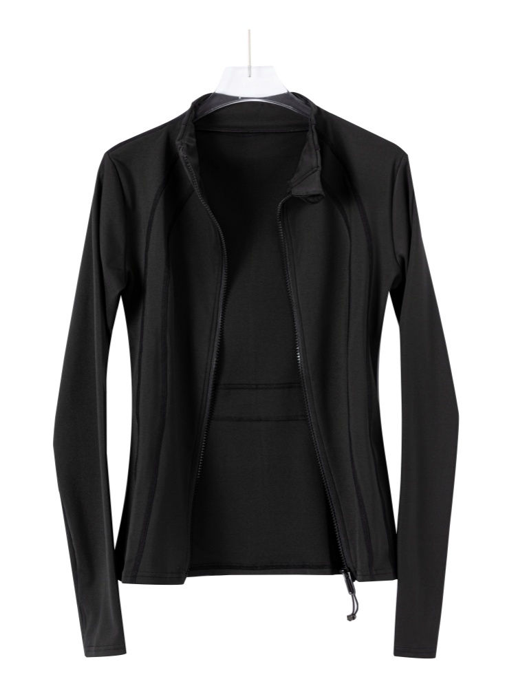 الصورة المصغرة: Women's slimming yoga jacket; light and thin running and fitness outfit; profess