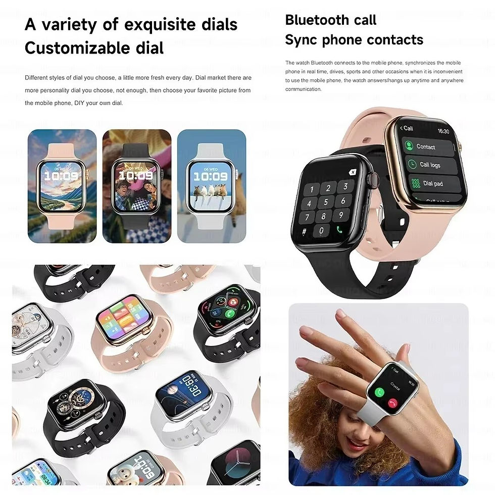 Thumbnail: 2025 New Original For Apple Watch 10 Smart Watch Men Body Temperature Bluetooth 