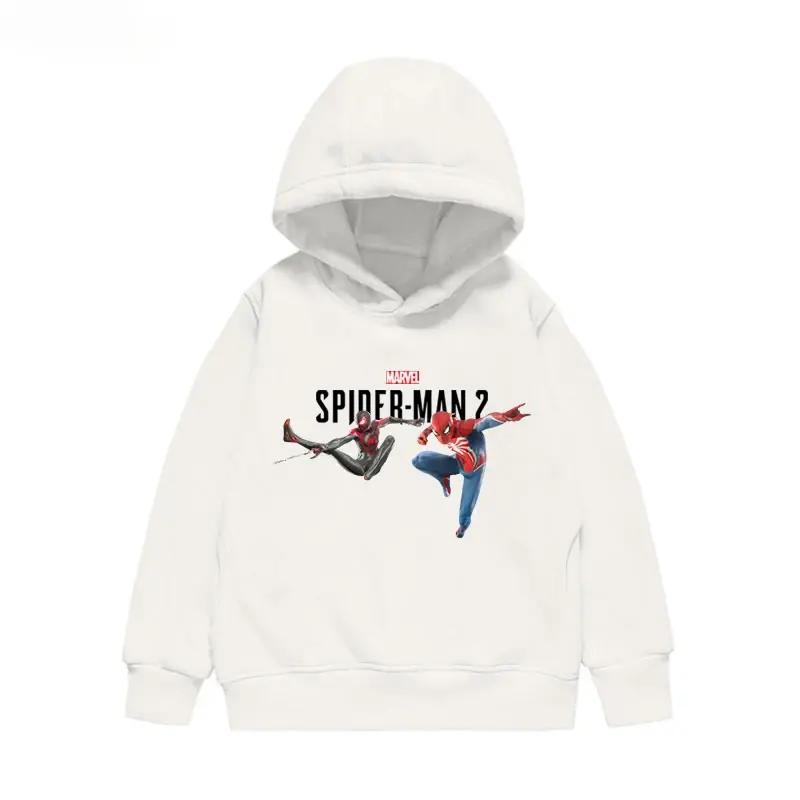 الصورة المصغرة: Marvel Spider Man 2 Spider Man PS5 Game Periphery Children's Hoodie in The Sprin