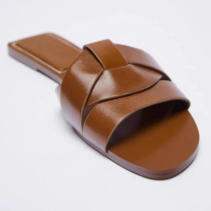 Summer Women Slippers Fashion Outdoor Casual Breathable Flat T-shape Soft Comfor