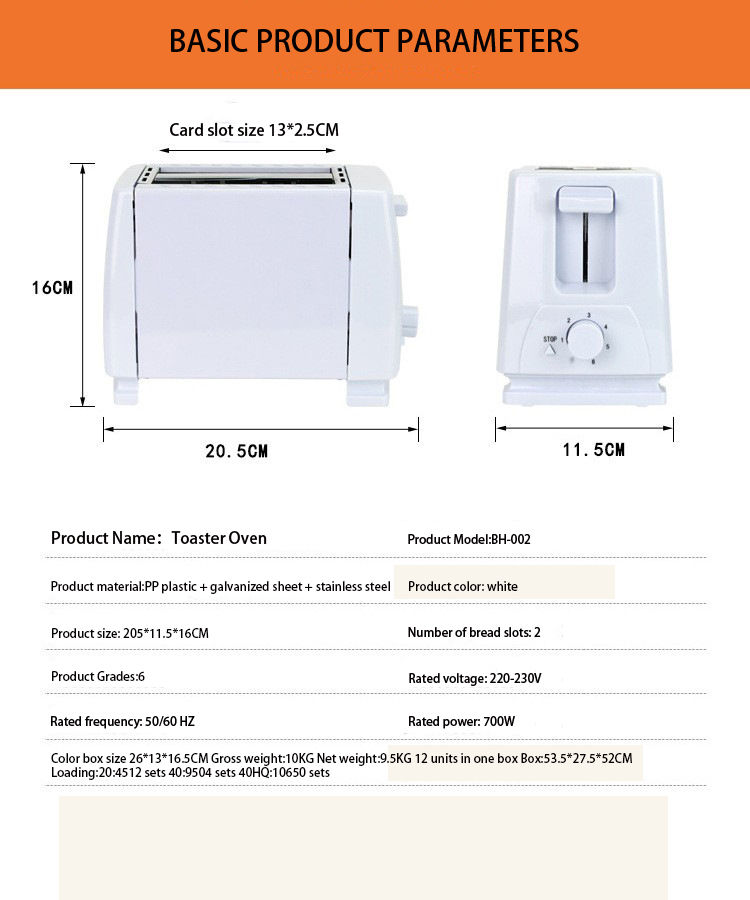 Thumbnail: valentines day gifts Sandwich bread toaster Kitchen Mini toaster Hot air convect