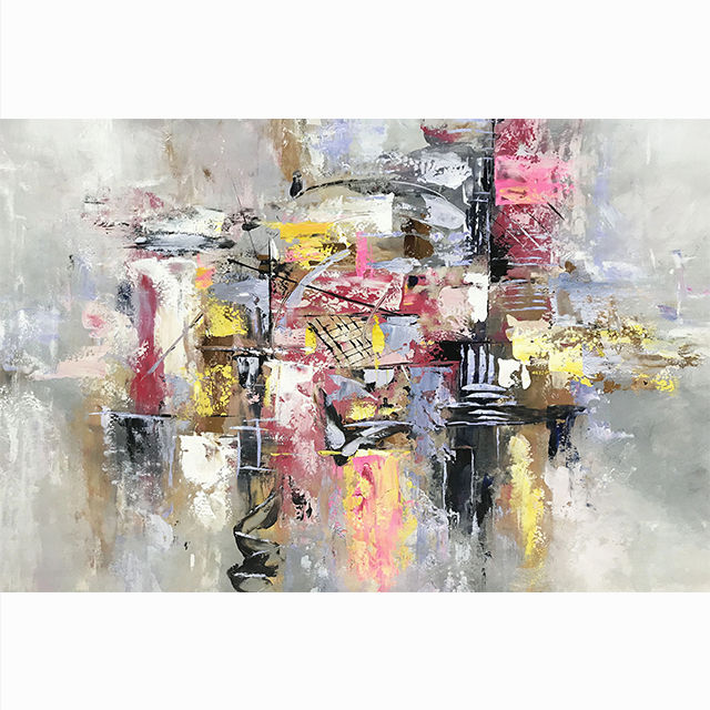 الصورة المصغرة: Nordic Modern Canvas Wall Art Canvas Graffiti Canvas Painting Mural Posters and 