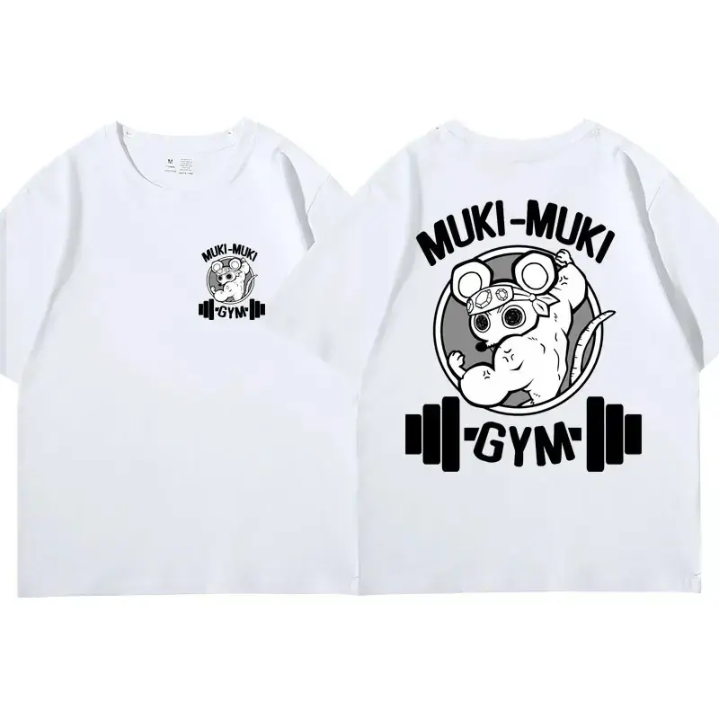 Thumbnail: Anime Demon Slayer Uzui Tengen Print T-shirts Unisex Funny Ninja Mice Muki Muki 