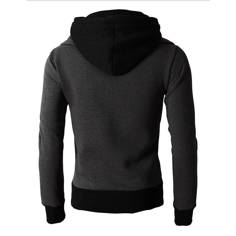 الصورة المصغرة: 2023 Zipper Men Jackets Autumn Winter Casual Fleece Coats Bomber Jacket Scarf Co