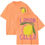Thumbnail: Lemon Cello Fresh Fruit Pink Letter Washed T-Shirt Womens Y2K Summer T Shirts Ov